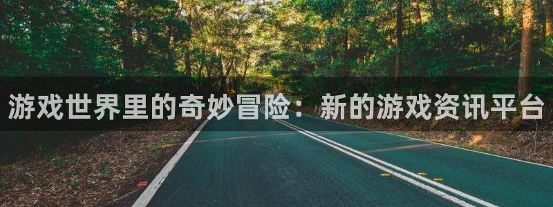 长征娱乐平台登陆：游戏世界里的奇妙冒险：新的游戏资讯平台